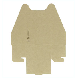 Envase de Cartón para Gofres 16x10cm (100 Uds)