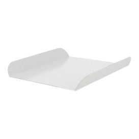 Bandeja de Carton Blanco para Gofres 13,5x10cm (100 Uds)