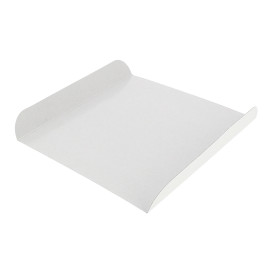 Bandeja de Carton Blanco para Gofres 13,5x10cm (100 Uds)