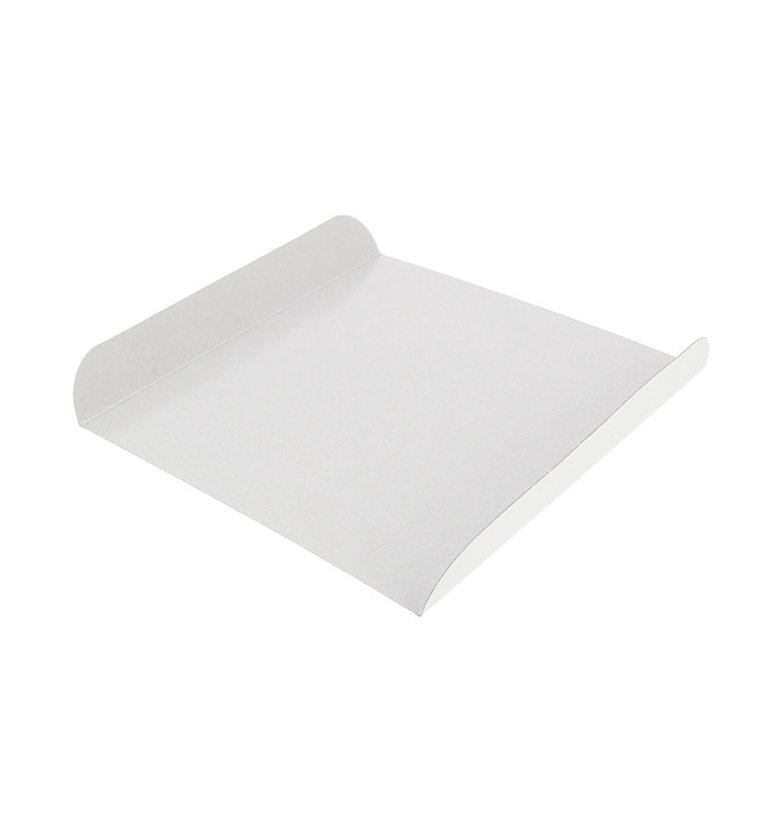 Bandeja de Carton Blanco para Gofres 13,5x10cm (100 Uds)