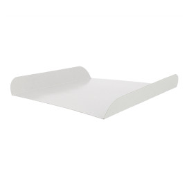 Bandeja de Carton Blanco para Gofres 15x13cm (2000 Uds)