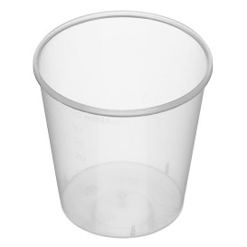 Vaso de Plastico Graduado PP Transp. 35 ml (2000 Uds) 