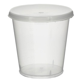 Tapa Vaso Graduado PP Transp. 35ml Ø4,5cm (250 Uds)