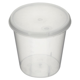 Tapa Vaso Graduado PP Transp. 35ml Ø4,5cm (250 Uds)