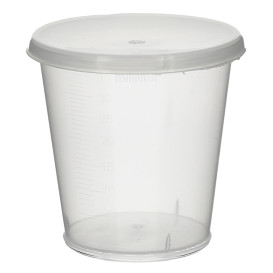 Tapa Vaso Graduado PP Transp. 35ml Ø4,5cm (2000 Uds)
