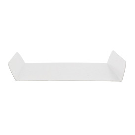 Bandeja de Carton Blanco para Gofres 13,5x10cm (100 Uds)