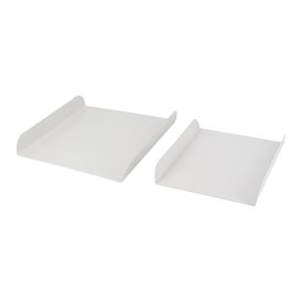 Bandeja de Carton Blanco para Gofres 15x13cm (100 Uds)