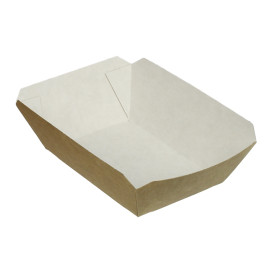 Barqueta 250ml Kraft 9,6x6,5x4,2cm (1000 Uds)