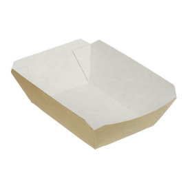 Barqueta 250ml Kraft 9,6x6,5x4,2cm (1000 Uds)