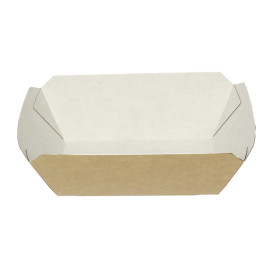 Barqueta 250ml Kraft 9,6x6,5x4,2cm (25 Uds)