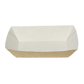 Barqueta 300ml Kraft 11x7x3,5cm (25 Uds)