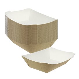 Barqueta 780ml Kraft 15,5x9x5,5cm (25 Uds)