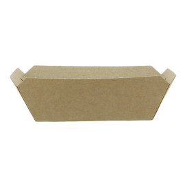 Barqueta 250ml Kraft-Kraft 9,6x6,5x4,2cm (25 Uds)