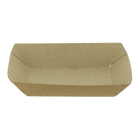Barqueta 300ml Kraft-Kraft 11x7x3,5cm (25 Uds)