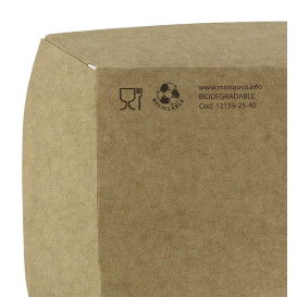 Barqueta 300ml Kraft-Kraft 11x7x3,5cm (25 Uds)