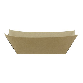 Barqueta 350ml Kraft-Kraft 10,6x7,3x4,5cm (25 Uds)
