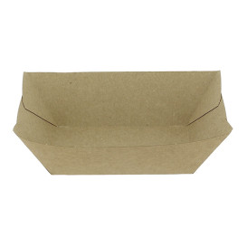 Barqueta 350ml Kraft-Kraft 10,6x7,3x4,5cm (25 Uds)