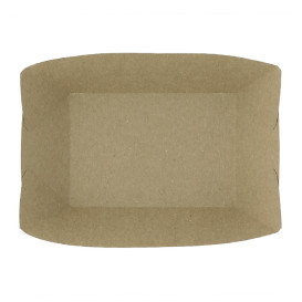 Barqueta 350ml Kraft-Kraft 10,6x7,3x4,5cm (25 Uds)