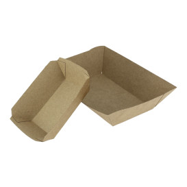 Barqueta 250ml Kraft-Kraft 9,6x6,5x4,2cm (25 Uds)