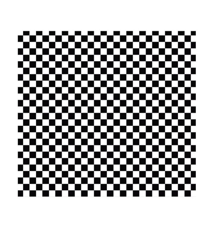 Envuelta Antigrasa “Vichy” Negro 28x31cm (1.000 Uds)