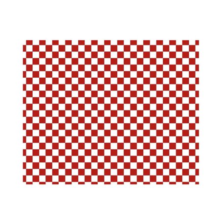 Envuelta Antigrasa “Vichy” Rojo 20x24,5cm (1.000 Uds)