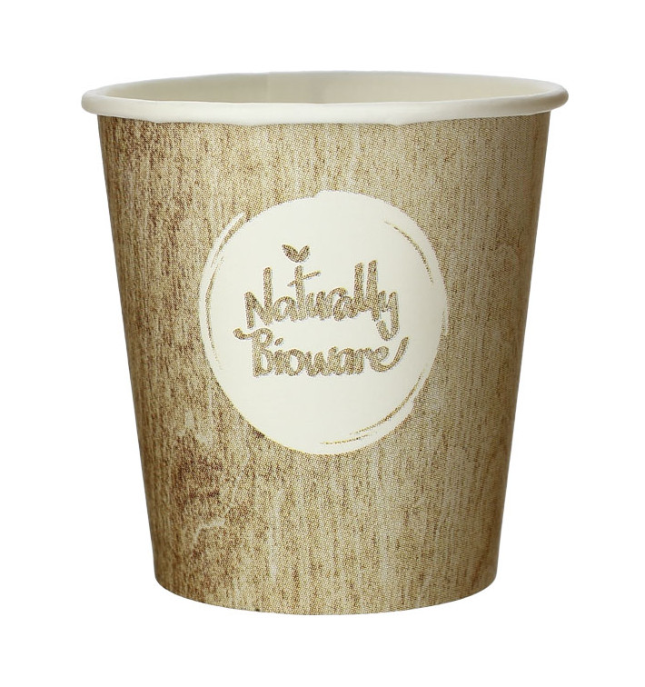 Vaso de Carton Eco. BioWare PLA 4Oz/120ml Ø6,2cm (2000 Uds)