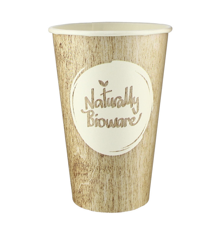 Vaso Carton BioWare PLA 12 Oz/384ml Ø8,0cm (55 Uds)