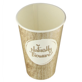 Vaso Carton BioWare PLA 12 Oz/384ml Ø8,0cm (55 Uds)