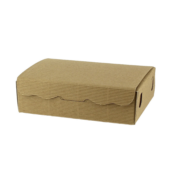 Caja para Dulces y Bombones Kraft 20x13x5,5cm 1000g (500 Uds)