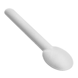 Cuchara de Caña de Azúcar Blanco 16cm (1.000 Uds)