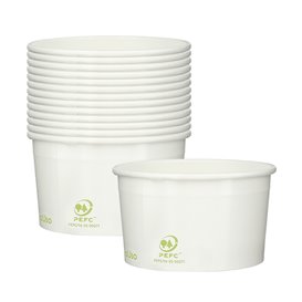 Tarrina de Cartón para Helados Ecológica 100ml (2600 Uds)