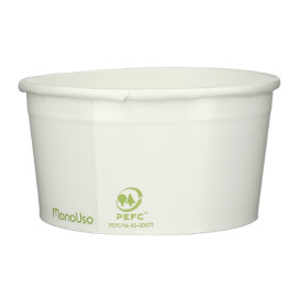 Tarrina de Cartón para Helados Ecológica 140ml (60 Uds)