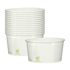 Tarrina de Cartón para Helados Ecológica 140ml (60 Uds)