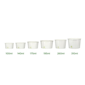 Tarrina de Cartón para Helados Ecológica 310ml (50 Uds)