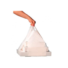 Bolsa Plastico Camiseta Cajas Pizza 50/26*60cm 