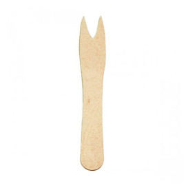 Tenedor de Madera 165mm (1000 Uds)