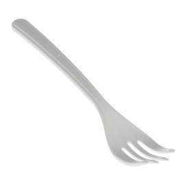 Tenedor Reutilizable PP Mineral “Hércules” Blanco 185mm (1.000 Uds)