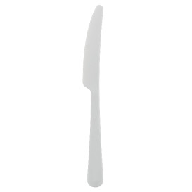 Cuchillo Reutilizable PP Mineral “Gaia” Blanco 197mm (10 Uds)