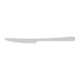 Cuchillo Reutilizable PP Mineral “Gaia” Blanco 197mm (10 Uds)