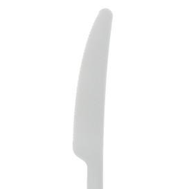 Cuchillo Reutilizable PP Mineral “Gaia” Blanco 197mm (10 Uds)