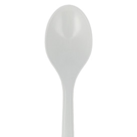 Cucharilla Reutilizable PP Mineral “Hércules” Blanca 130mm (50 Uds)