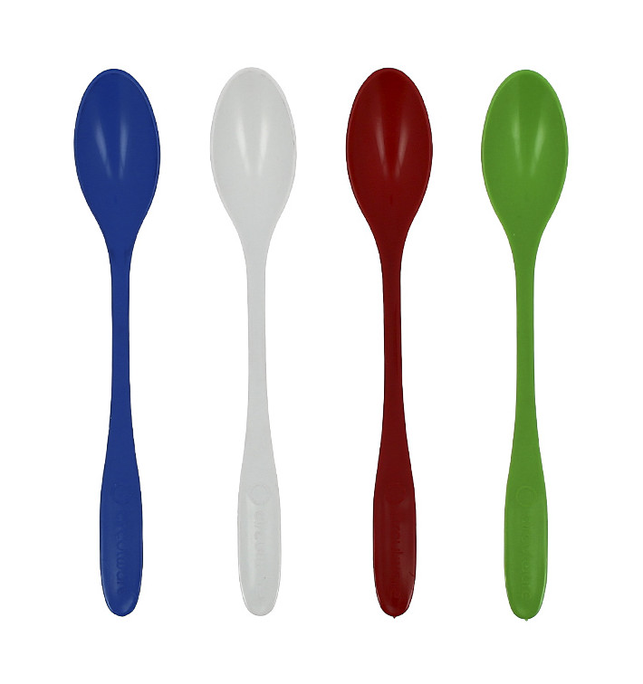 Cucharilla Reutilizable PP Mineral para Helados Surtido 175mm (100 Uds)
