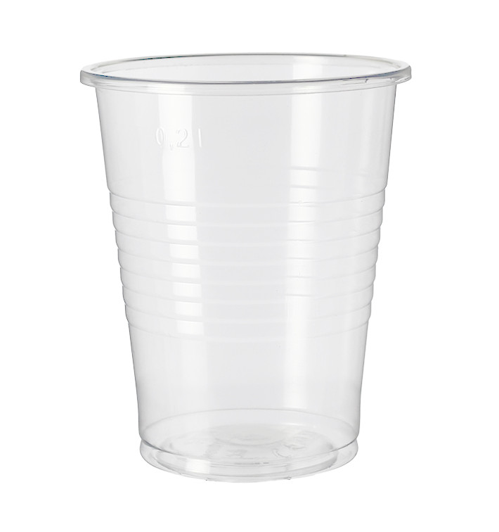 Vaso de Plástico PP Transparente 240ml Ø7,34cm (2.000 Uds)