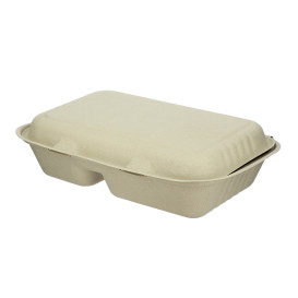 Envase MenuBox Caña Azúcar 2C 225x165x64mm (500 Uds)