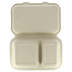 Envase MenuBox Caña Azúcar 2C 225x165x64mm (50 Uds)