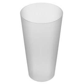 Vaso Reutilizable PP Translúcido 400ml (6 Uds)