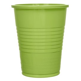 Vaso de Plástico PS Verde Lima 200ml Ø7cm (50 Uds)