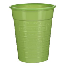 Vaso de Plástico PS Verde Lima 200ml Ø7cm (1.500 Uds)