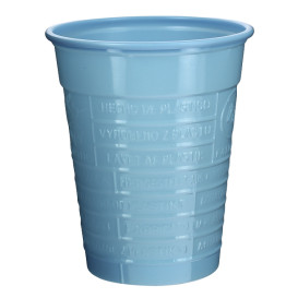 Vaso de Plástico PS Azul Claro 200ml Ø7cm (1.500 Uds)