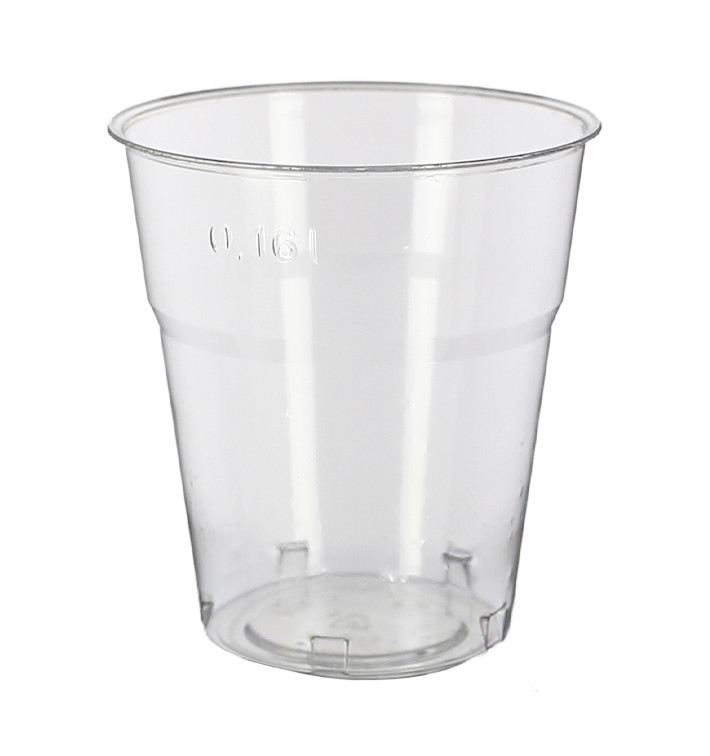 Vaso Reutilizable PS "Diamant" Cristal 200ml Ø7,2cm (375 Uds)
